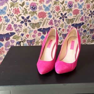 Pink Betsey Johnson Heels barely worn